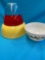lot of Pyrex bowls nesting