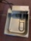 Condensate pan exit sign LED bulbs emergency light
