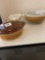 Pyrex casserole Pyrex weathervane eagle mixing bowl set
