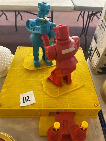 vintage rockem sockems robot by marx