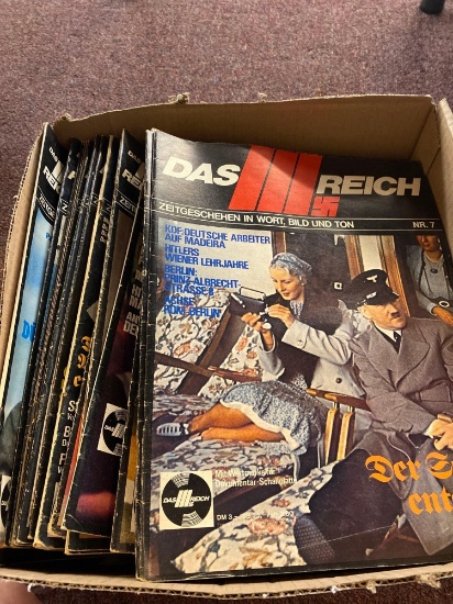 1 box old German magazines