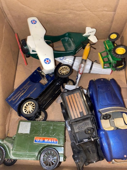 die cast banks and planes