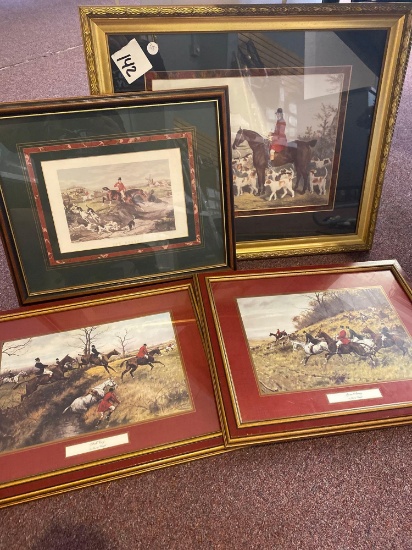 set of framed prints