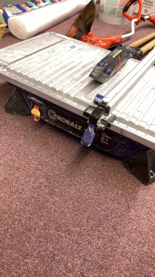 kobalt tile saw 7"