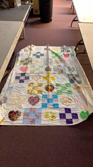 Hand stitched quilt