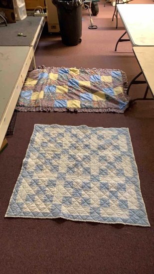 2 smaller quilts