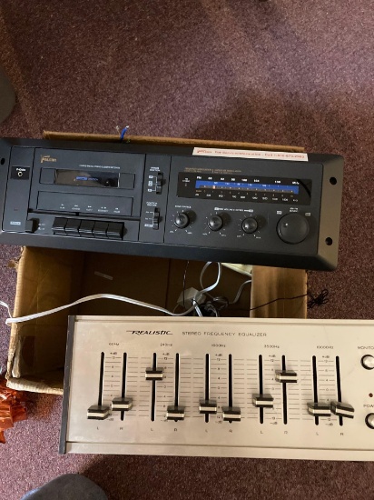 Falcon car radio realistic equalizer