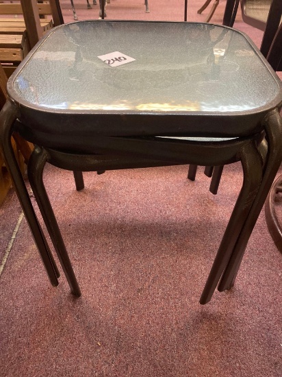 3 outdoor side tables