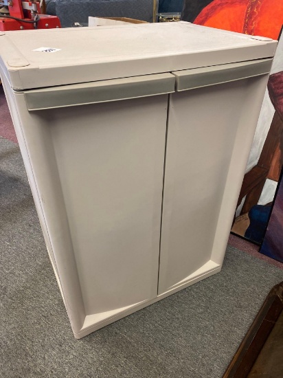 plastic storage cabinet