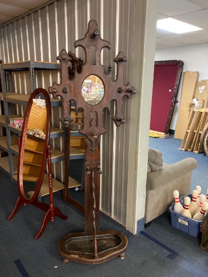 Victorian coat rack umbrella stand