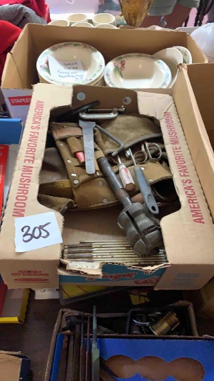 Garage tools, pipe spreader, C clamp, scissors, bell, 6 laser pointer, body alarm, Dale Earnhardt Jr