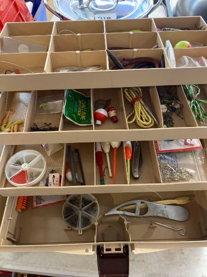 tackle box with tackle