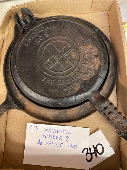 griswold number 8 waffle iron