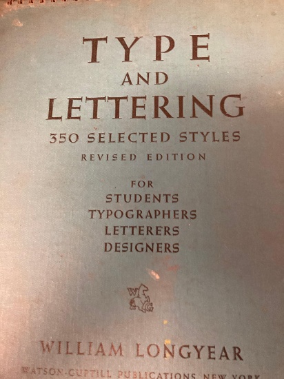three books on type and lettering
