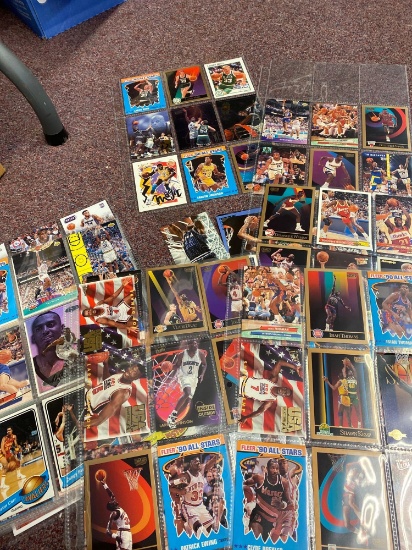 older basketball cards , Scottie pippen, John stockton, isiah Thomas, Shawn kemp etc