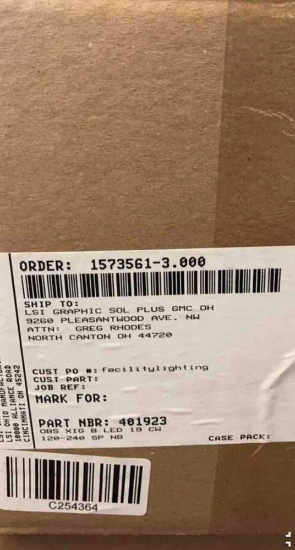 LSI industries Greenlee LED inground light XIG series- new in box, could be used as possible flag