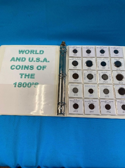 world and usa coins of the 1800s