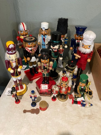 Large group of nutcrackers