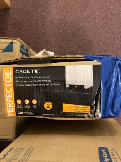 Georgia Pacific towel dispenser toilet paper dispenser cadet undercabinet fan forced heater