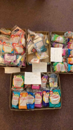 McDonald's toys- bobby's world, Barbie, Power Rangers, mighty mini, Eric Clark, and more