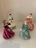 Florence ceramics lady figurines