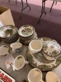 Partial set Johnson brothers the friendly village