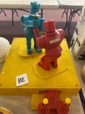 vintage rockem sockems robot by marx
