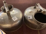 stainless steel milk carriers two of them
