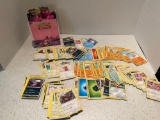 Pokemon cards and small display , cards are all 2020