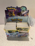 Pokemon cards and small display , all cards are 2020