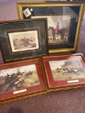set of framed prints