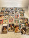 1952 Topps 28 card lot with Willie Mays second year, no COA, no guarantees buying as is