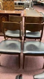 4 mid Century modern chairs