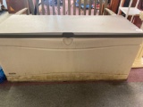 outdoor deck box with contents