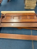 Cherry full size bed headboard footboard rails and slats