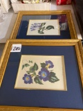 2 framed prints and paintings