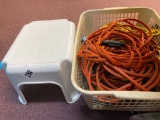 stool , extension cords , mats ,cleaners