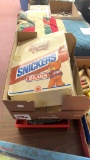 Snickers bears, stained glass hanging candle stand, cooking timer, light stick, fitness gloves,
