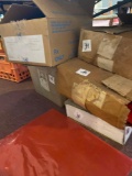 boxes of bags, display metal hangers