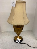 Metal urn ornate lamp