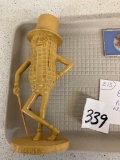 Mr. peanut bank and Reddy kilowatt charm signed MR registered