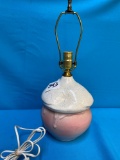 mcm pottery lamp