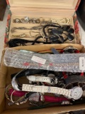 4 boxes costume jewelry