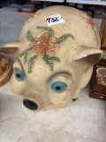 old ceramic/plaster pig
