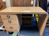 mid century modern steel desk Simmons furniture