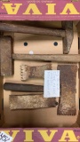 antique stone mason hammers bush hammer etc