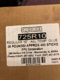 50 pounds sure bonder regular 10 inch all temperature glue sticks brand new