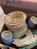 large Antique planter Jardinere hall ramekins miscellaneous dishes