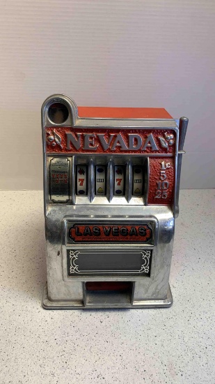 Las Vegas Nevada metal slot machine