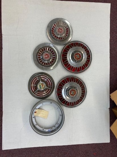 New old stock Vespa rim five Vespa hubcaps